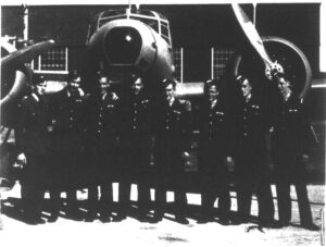 Unknown Airmen and Anson Aircraft, Wings Parade, Course 80, No. 17 SFTS, Souris, Manitoba 19 August 1943